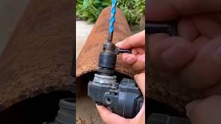 Drill made with angle grinder tools amazing drill ideas [upl. by Haman]