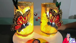 Faroles con Botellas plásticas 💥🦋 [upl. by Aniz]