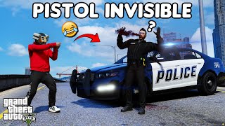 PISTOL INVISIBLE VS POLISI  GTA 5 ROLEPLAY [upl. by Ahcirt895]