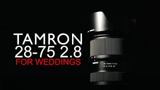 Tamron 2875mm F28 G2 Review AT REAL WEDDINGS [upl. by Ticknor850]