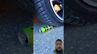 Crushing of soft and crunchy things by car 🚘 tyres asmr crushing softa shorts [upl. by Noek909]