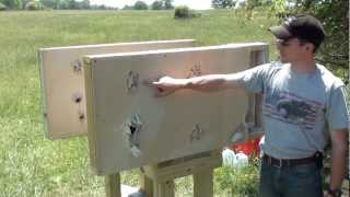 Home Defense Interior wall penetration test with 12 gauge shotgun [upl. by Roe800]