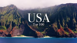 Top 100 Places To Visit In The USA  4K Travel Guide [upl. by Ocirderf]