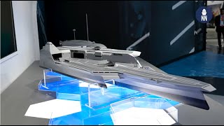 New ship designs at MADEX 2023 HHI and Hanwha Ocean [upl. by Kape]