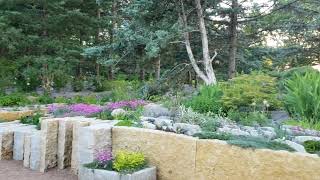 Rock Garden Panorama Cantigny Park Wheaton Illinois June 2021 [upl. by Dnartreb600]