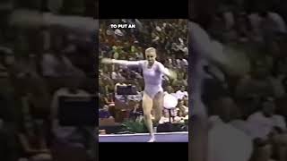 She shut the commentator right up😂 gymnastics olympics commentator [upl. by Pierette]