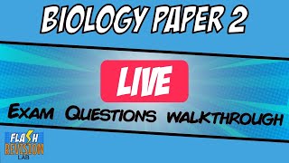 GCSE Biology Paper 2  Print and Practice  Live Session Replay [upl. by Loggins265]