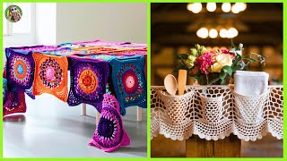 Revolutionize Your Table Innovative and Functional Crochet Tablecloths 🧶😲 [upl. by Neirbo]