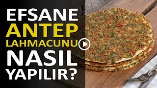 Efsane Antep Lahmacunu Nasıl Yapılır I Evde Lahmacun I Legendary The Gaziantep Lahmacun [upl. by Margetts481]