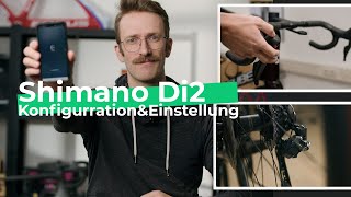 Shimano 12 Fach Di2 Konfigurieren und einstellen deiner Rennrad Schaltgruppe [upl. by Mcclimans]