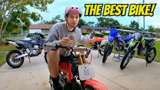 THE BEST DIRT BIKE FOR LEARNING WHEELIES [upl. by Ayotal]