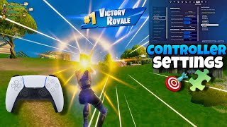 Best Controller Settings For AIMBOT and Piece Control for FORTNITE PS4PS5XboxPC [upl. by Aralk]