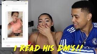 READING BOYFRIENDS INSTAGRAM DMS  KB GETS EXPOSED  KB AND KARLA [upl. by Bushey]