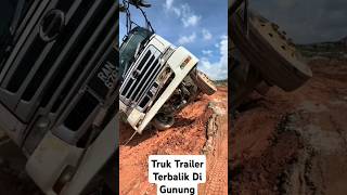 Truk Trailer Di Gunungshortsshortherichanneltrending viralanimasimobiltruktrailerbus truck [upl. by Lrad518]