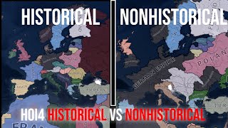 HOI4 Historical Vs Non Historical [upl. by Ravel612]