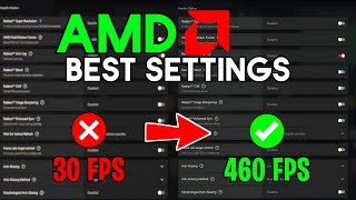 AMD Radeon Software  BEST Settings for Boost FPS amp 0 DELAY UPDATED 2024 [upl. by Ydissahc]