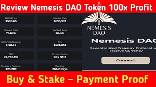 Review of NEMESIS DAO  Live Staking amp Bonding  How to add NMS And Buy it  Crypto Hub [upl. by Vita]