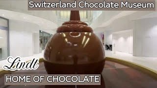 Inside The Delicious Lindt Chocolate Factory  Switzerland Chocolate Museum [upl. by Settera921]