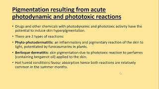 Lecture153 Acquired Pigmentary Disorders PartII Rooks Chapter 88 [upl. by Marybeth776]