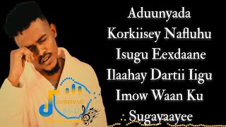 Samiir Zaam  Imtixaan quotLyricsquot Somali Music 2024 [upl. by Llerrehc219]