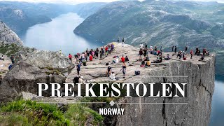 Preikestolen Pulpit Rock  Norway Road Trip Highlights [upl. by Aitrop]