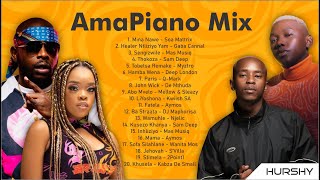 AmaPiano Mix BEST OF AMAPIANO  Mina Nawe  Fatela  Stimela  Abo Mvelo  Sengizwile  Hurshy [upl. by Egas840]