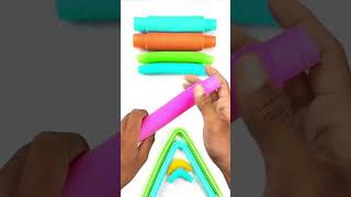 ASMR changing color of pop tube 😂🎨🪄 asmr satisfying poptubesound diy relaxing [upl. by Ikkin]