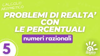 Problemi di realtà con le percentuali  5 [upl. by Keeton]