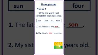 homophones 2 shorts shortsfeed shortsbeta shortsyoutube [upl. by Delmor]