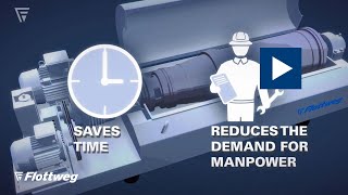 Flottweg Industrial Centrifuges – ServiceFriendly and Easy to Use [upl. by Krasnoff]