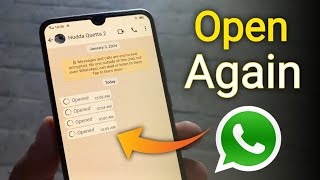 How to See Once View Photos on Whatsapp Again  Whatsapp One Time Photo Recovery App [upl. by Airamas471]