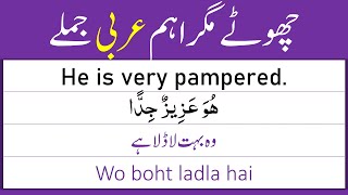 Short but Important Arabic Sentences in English and Urdu  Arabic Sentences  Arabic Learning [upl. by Takeshi]