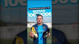 Parte 1 Hoy ponemos a prueba unas botas de 10€ de Temu vs las botas de Jude Bellingham de 300€ ⚽️👟 [upl. by Leoline]