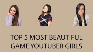 TOP 5 MOST BEAUTIFUL YOUTUBER PLAY GAME like share subscribe guys [upl. by Llevert]