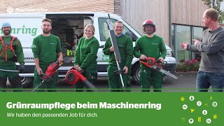 GrünraumpflegeJobs beim Maschinenring [upl. by Maxia]