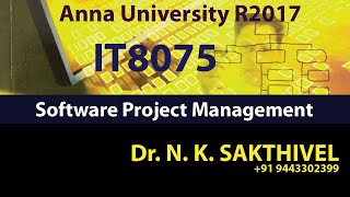 Dr N K Sakthivel  IT8075  Software Project Management  Unit – V  Motivation  Decision Making [upl. by Lion]