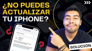 Solución al iPhone no poder actualizar iOS 1718 [upl. by Aielam]