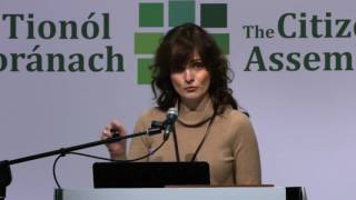 Speech by Maria Steen to the Citizens Assembly [upl. by Heppman]