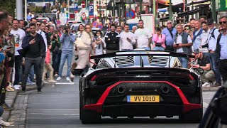 BEST OF Zoute Grand Prix Knokke 2023  SUPERCAR CHAOS 4k Lamborghini  Porsche Ferrari [upl. by Eedoj]