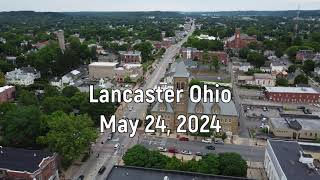 Lancaster Ohio May 24 2024 drone view in 4K [upl. by Acebber120]