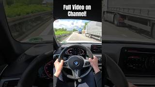 Daily Way to Work on German Autobahn  BMW G31 520d Touring Top Speed bmw topspeed driving [upl. by Freeman]