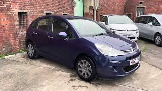 CITROEN C3 14 eHDi AIRDREAM VTR EGS AUTOMATIC 5 DOOR Finished in Virtual Blue HN63YRW [upl. by Ierdna]