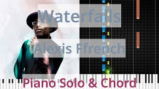 🎹Waterfalls Solo amp Chord Alexis Ffrench Synthesia Piano [upl. by Brook]