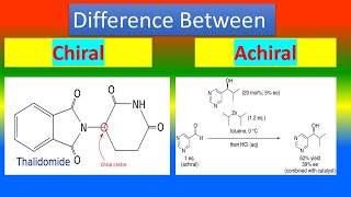 Difference between Chiral and Achiral [upl. by Secor198]