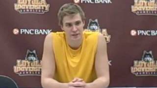 Loyola Mens Volleyball vs Penn State Press Conference [upl. by Quartana]