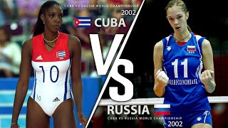 Very 🔥HOT🔥 Match  Cuba vs Russia  World Championship 2002  Highlights [upl. by Aicert]