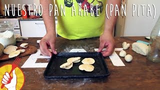 PAN PITA Casero  Receta Fácil  Tenedor Libre [upl. by Mientao]