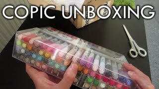 Copic Ciao 72 Set B Unboxing [upl. by Oaht742]