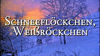 Schneeflöckchen Weißröckchen German Christmas SongLyrics [upl. by Dell]