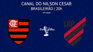 FLAMENGO x ATHLETICO PARANAENSE AO VIVO  BRASILEIRÃO  28ª RODADA  29092024 [upl. by Eenerb448]